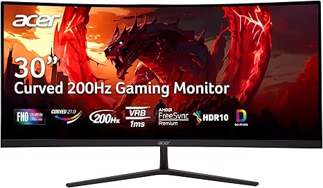 Acer Nitro 30-inch 1500R Curved Gaming Monitor