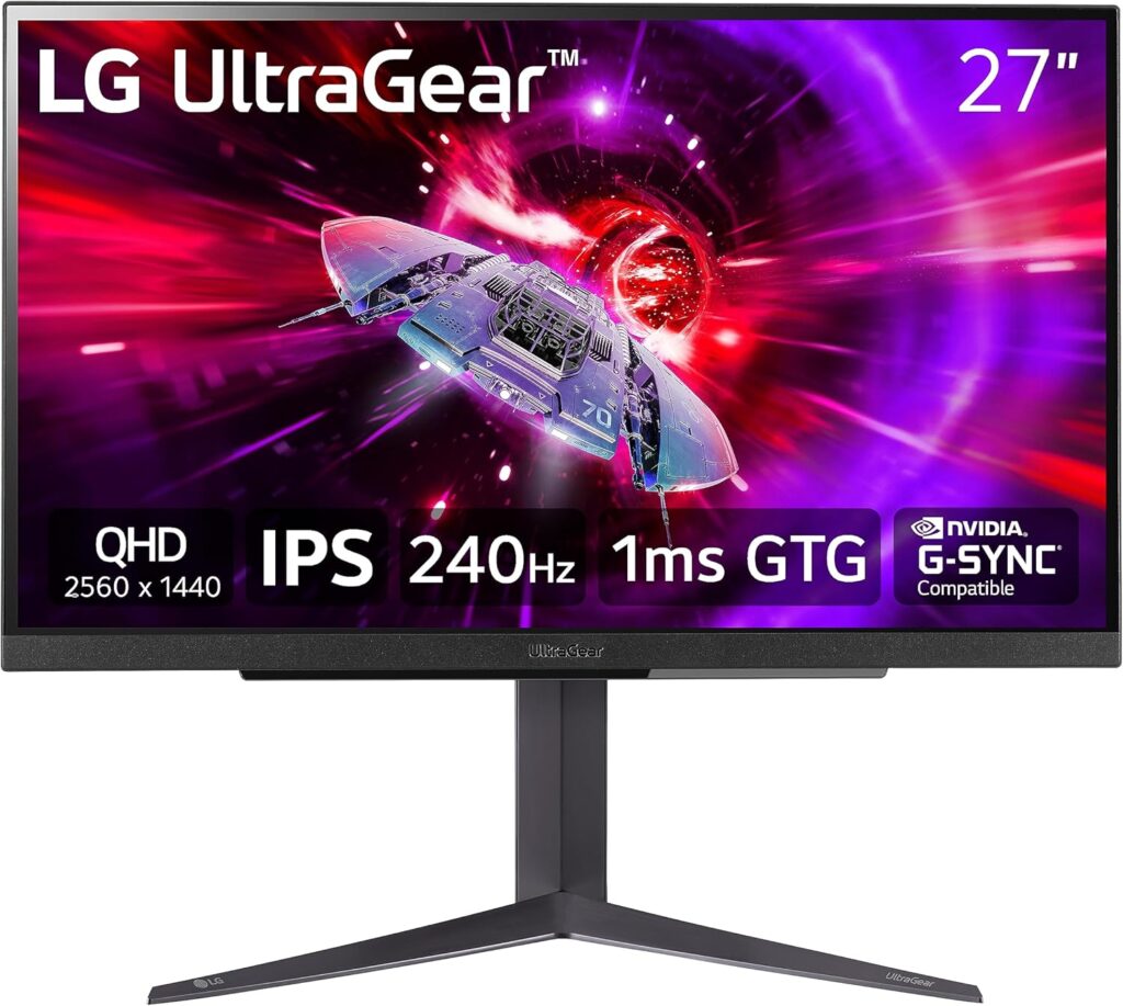 LG UltraGear 27GR83Q-B 27-inch QHD Gaming Monitor