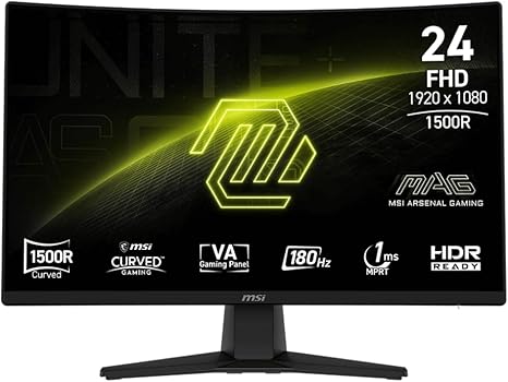 MSI MAG 242C 24-inch Gaming Monitor