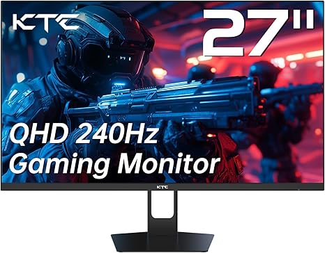 KTC 27-inch QHD 240Hz Gaming Monitor
