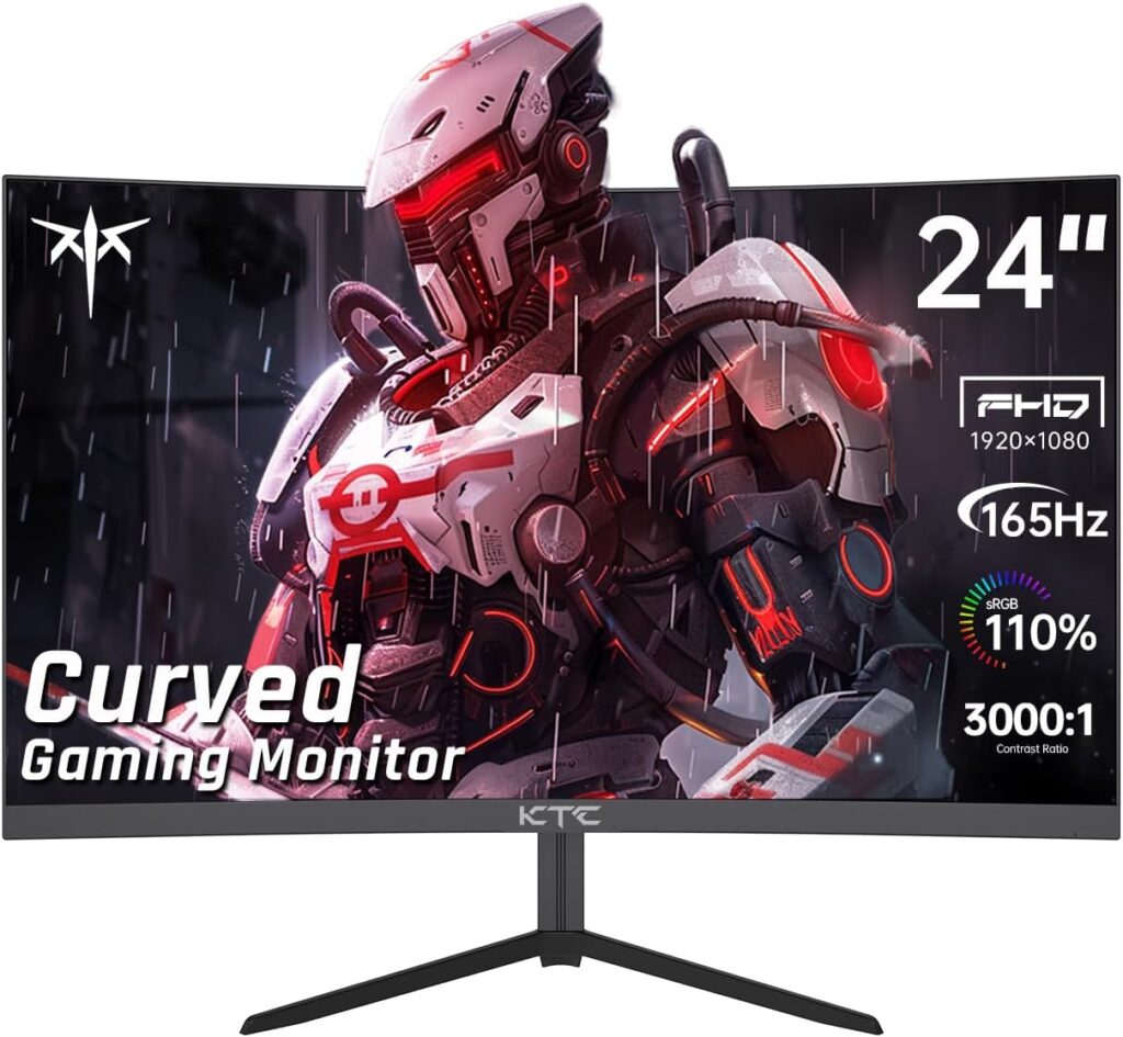 KTC H24S17 24 Inch Curved Gaming Monitor