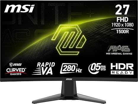 MSI MAG 276CXF 27-inch Curved Gaming Monitor
