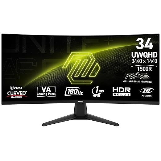 MSI MAG 346CQ 34-inch Gaming Monitor