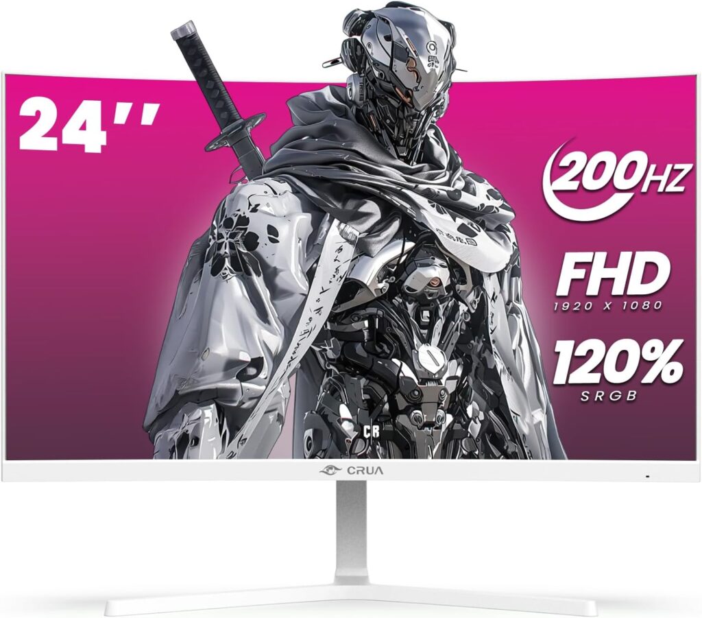 CRUA CR240QD 24" Curved Gaming Monitor